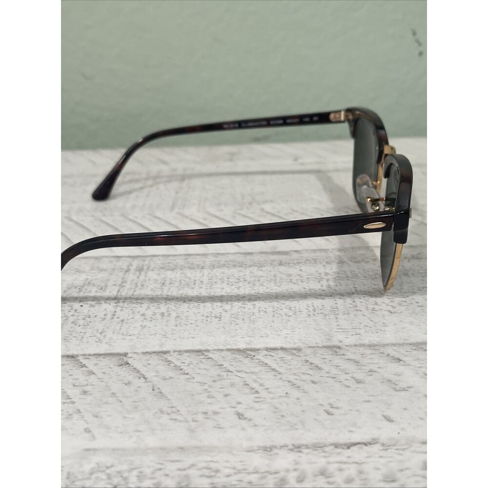 Ray-Ban RB3016 Clubmaster Classic Sunglasses Tortoise w Case. - Picture 6 of 10